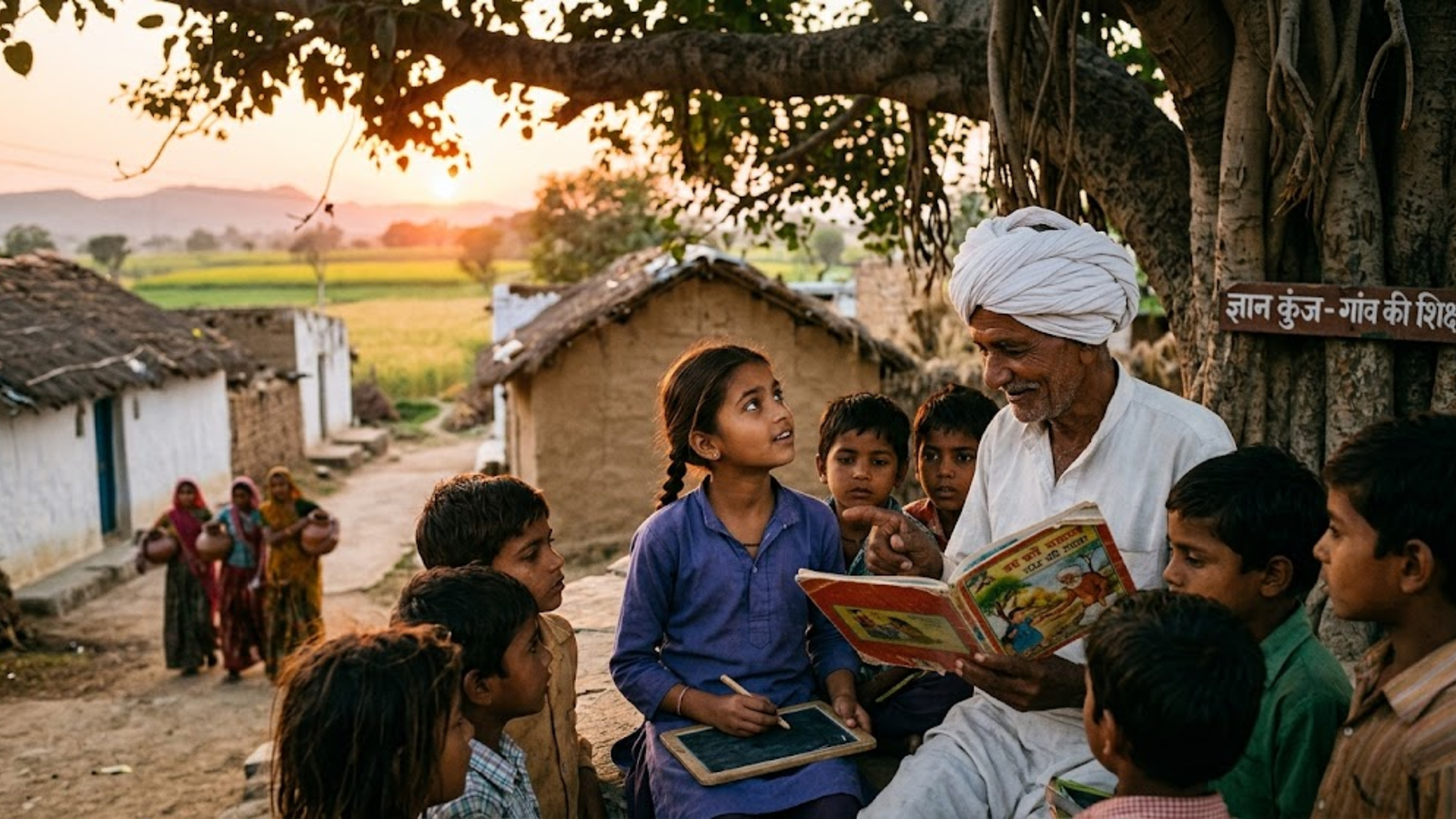 एका गावातील वर्गखोली बदला. जीवन बदला.